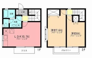 コートビレッジBの物件間取画像